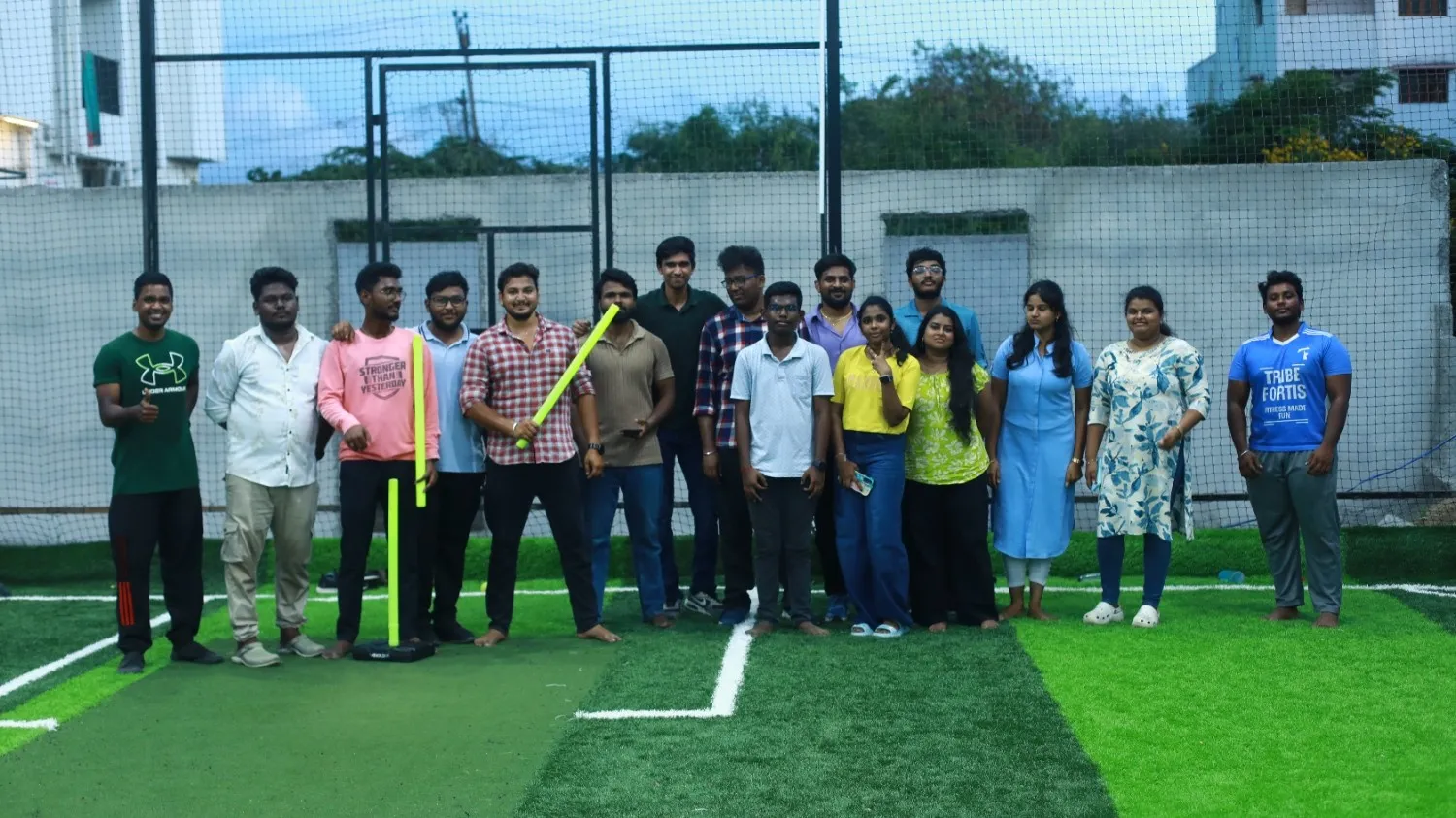 Tribe Fortis squad training in a game-based fitness session in Chennai